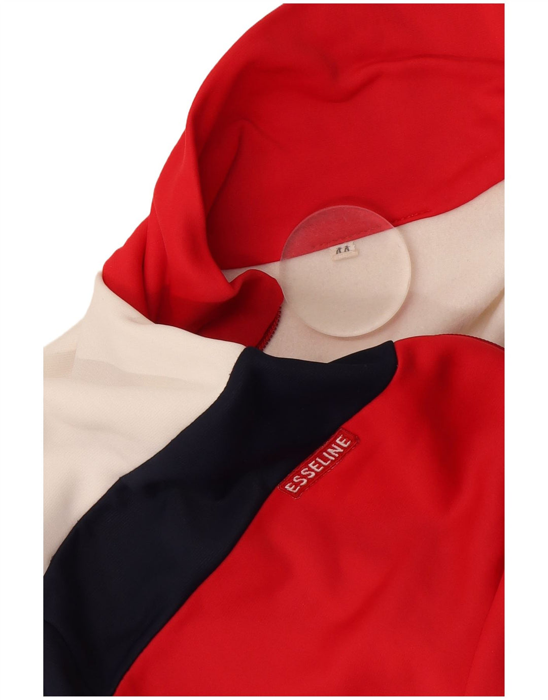 Giacca da tuta da donna vintage IT 44 XS Colorblock rosso