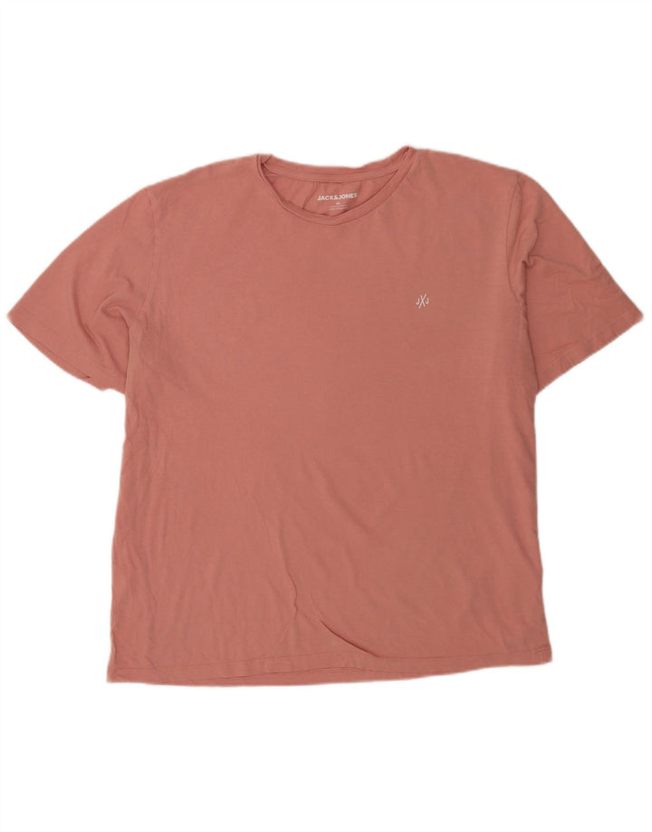 T-shirt da uomo Jack & Jones Top 2XL cotone rosa