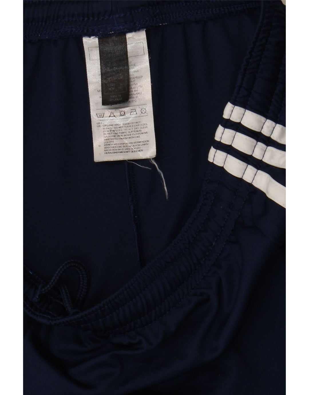 Pantaloncini sportivi Adidas Aeroready da uomo medi in poliestere blu navy