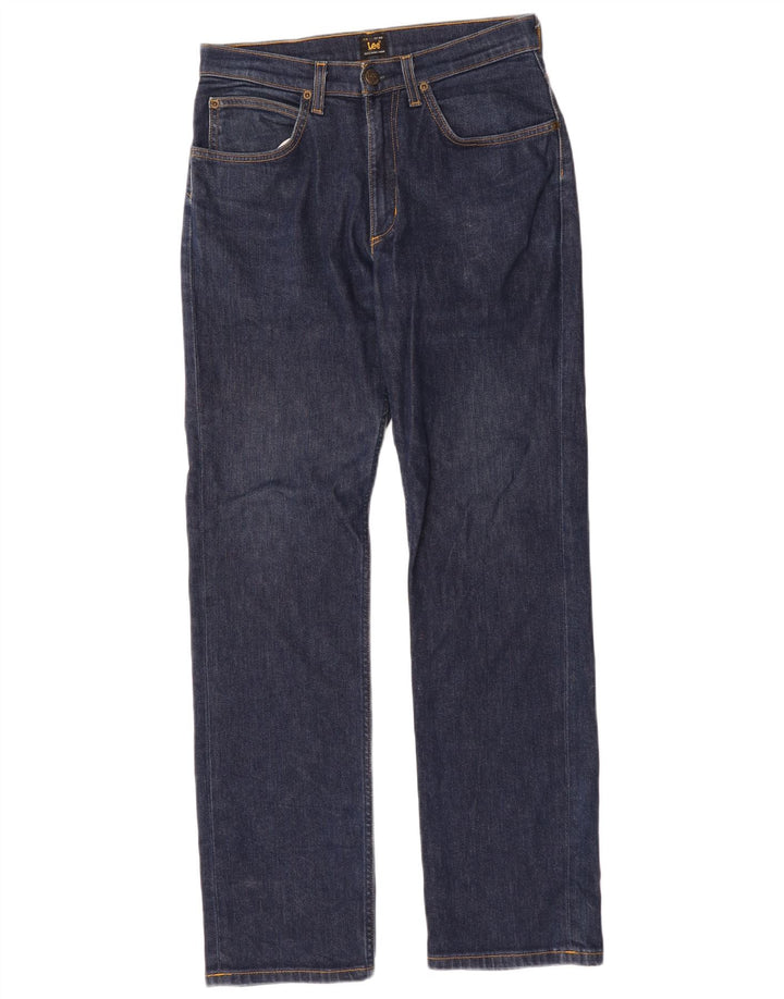 Jeans dritti da uomo Lee Brooklyn W30 L32 cotone blu