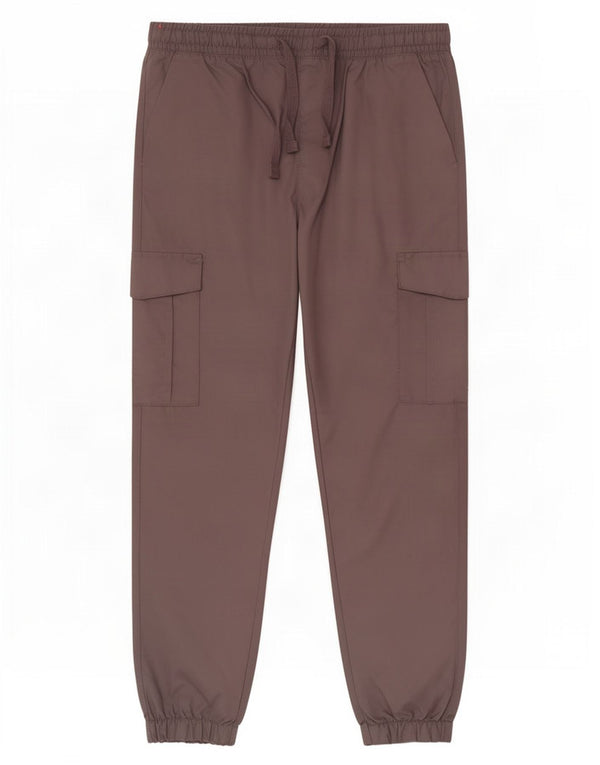 Pantaloni cargo da jogging da uomo French Connection medi W32 L29 poliestere grigio