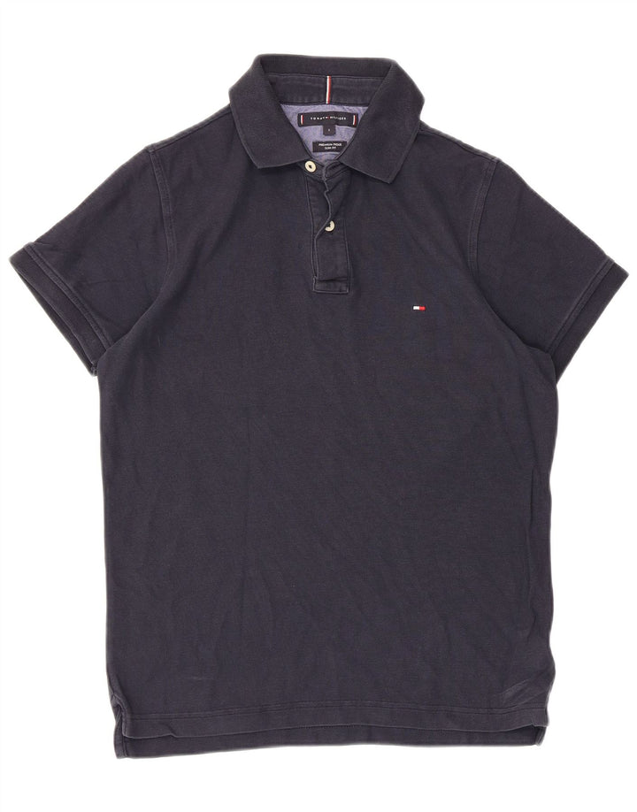 TOMMY HILFIGER Polo slim fit da uomo piccola blu navy
