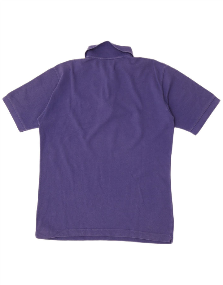 Polo Kappa da uomo in cotone viola medio