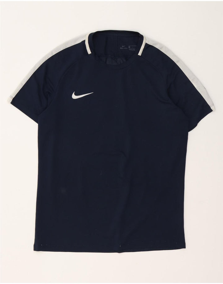 T-shirt Nike Dri Fit da uomo, taglia grande, color block blu navy