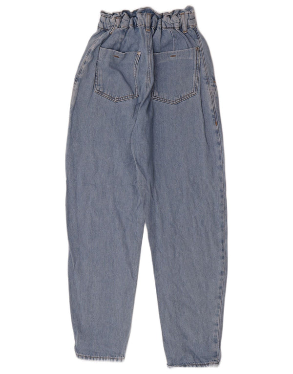 Jeans affusolati a vita alta da donna Zara EU 32 2XS W22 L26 Cotone blu