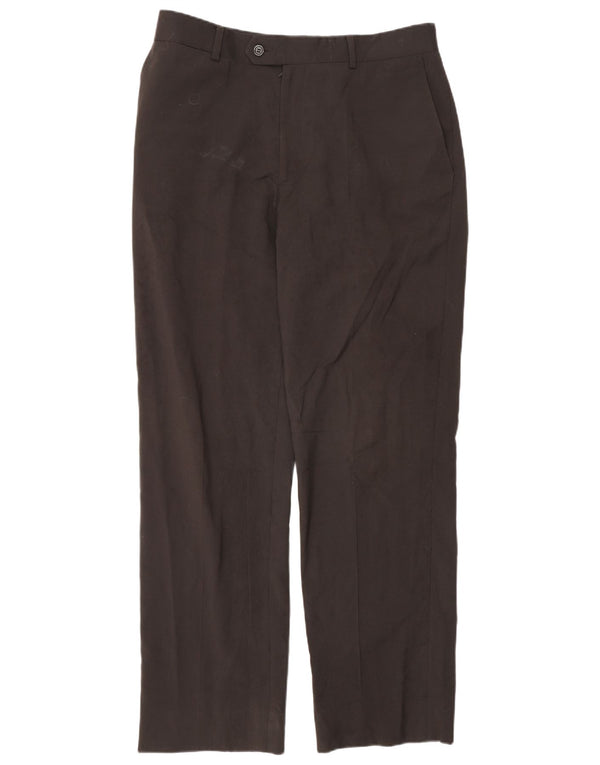 Pantaloni chino dritti da uomo Zara EU 44 Large W34 L32 Marrone