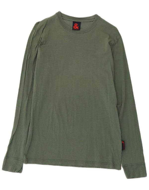 Dolce & Gabbana Top Donna Manica Lunga IT 48 XL Cotone Kaki