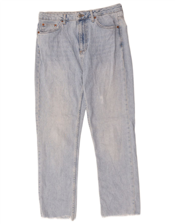 Jeans dritti da donna Topshop W32 L27 cotone blu