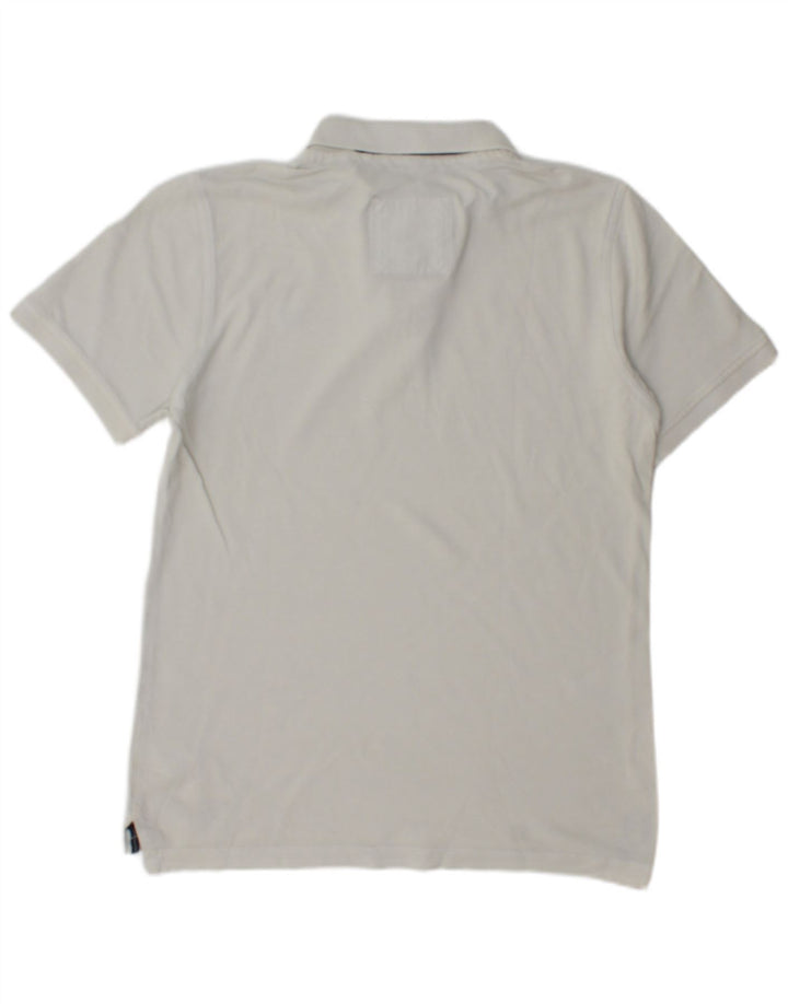 CREW CLOTHING Polo da uomo piccola in cotone beige