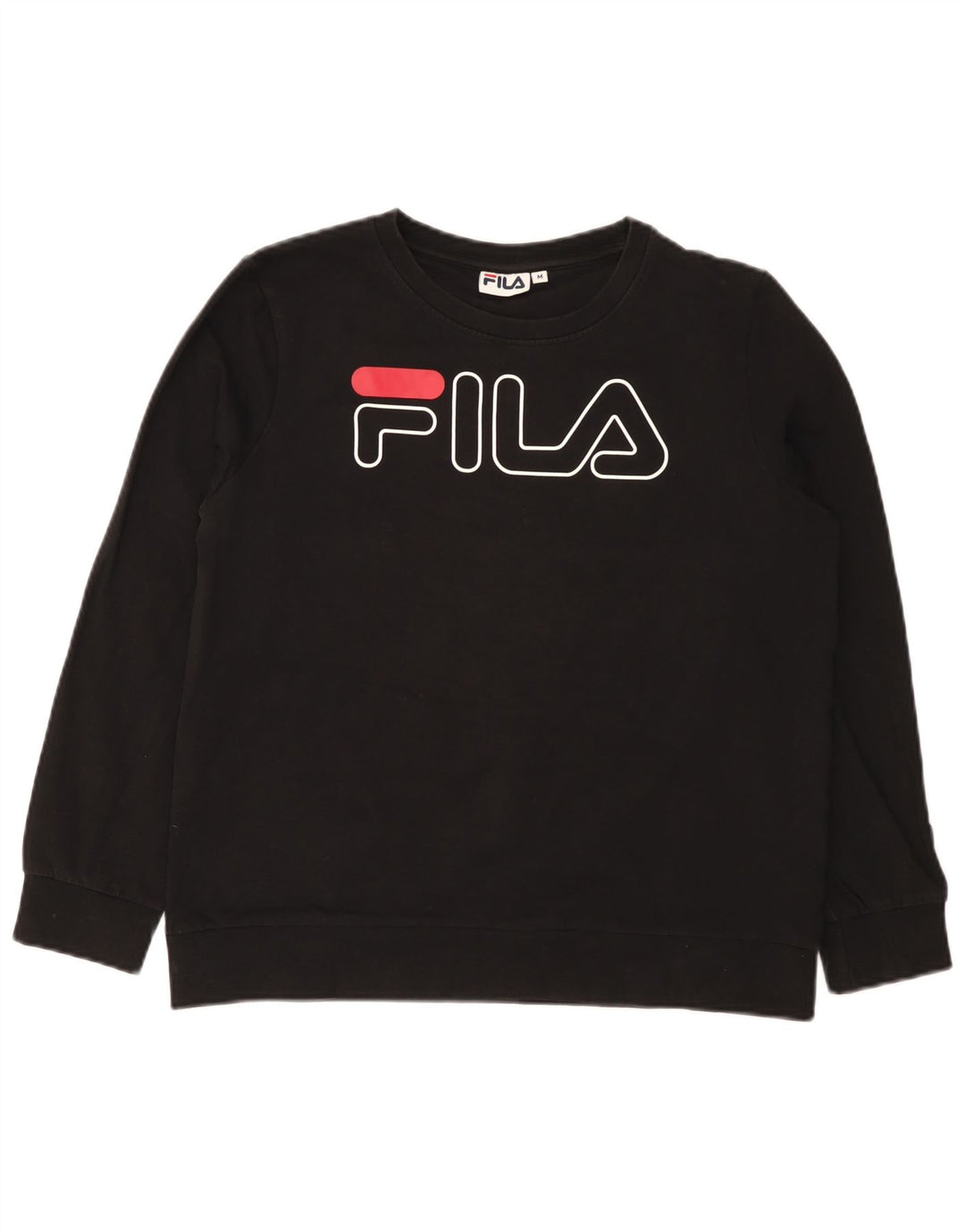 Felpa grafica da donna Fila Jumper UK 14 Medium Nero