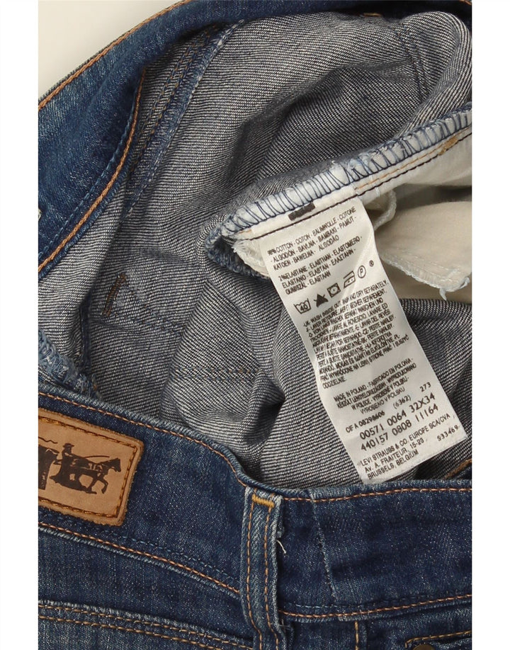 Jeans Levi's 571 Slim da donna W32 L34 cotone blu