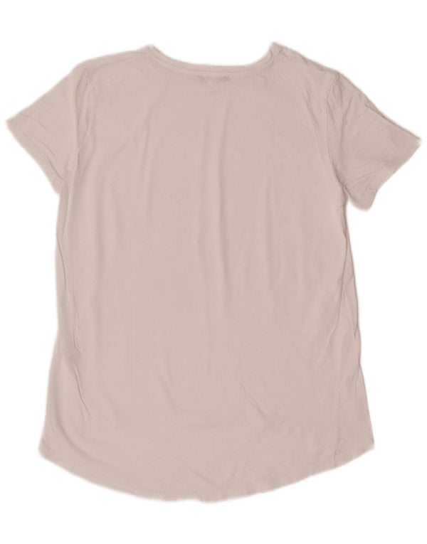 T-shirt Zara da donna Top UK 10 piccola in cotone bianco
