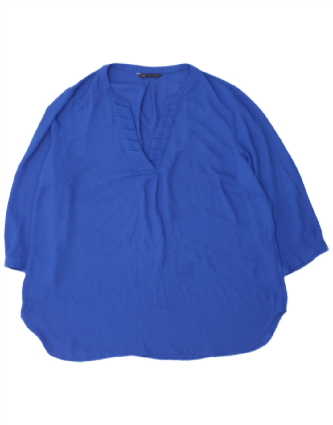 Camicetta con maniche a 3/4 da donna Marks & Spencer UK 18 XL poliestere blu