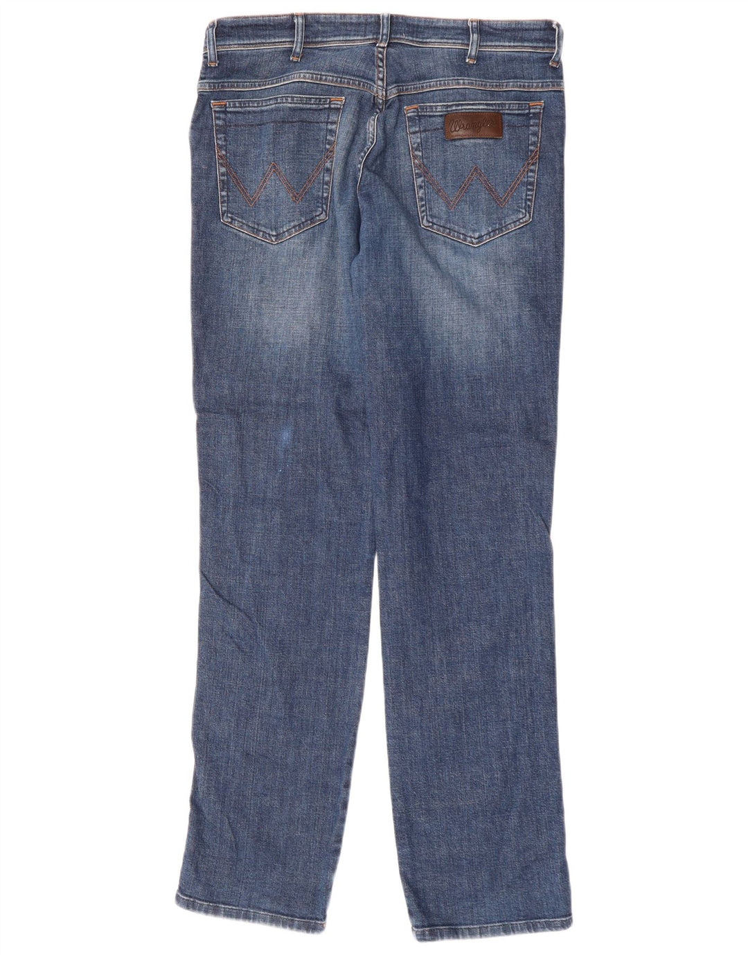 Jeans dritti da uomo Wrangler Texas W36 L34 cotone blu