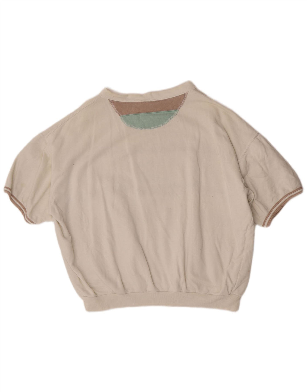 Felpa con grafica oversize da donna Iceberg UK 18 XL a righe bianche