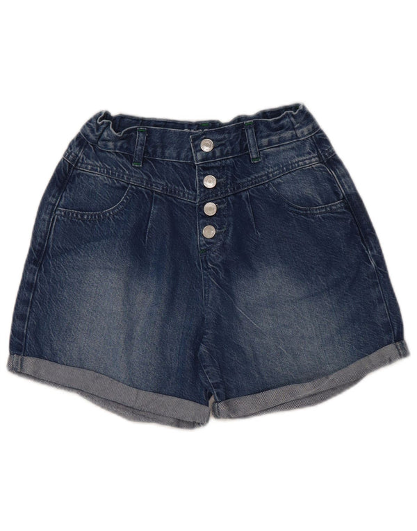 Shorts in denim per bambina Guess 11-12 anni W26 Lyocell blu classico
