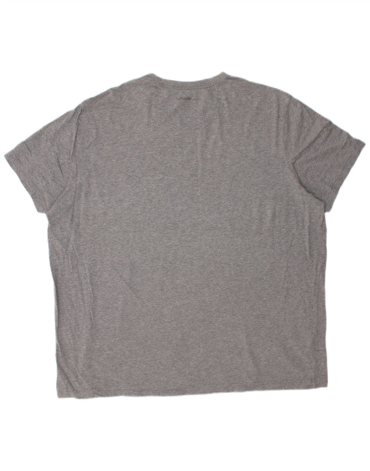 T-shirt da uomo EDDIE BAUER Top 2XL cotone grigio