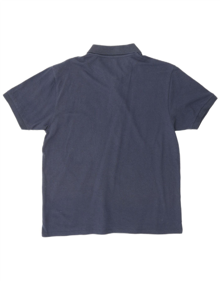 Polo da uomo FRENCH CONNECTION XL in cotone blu navy