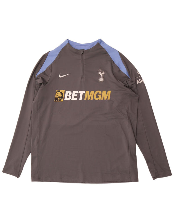 Maglia da tuta grafica pullover Nike Tottenham Hotspur da uomo XL grigia