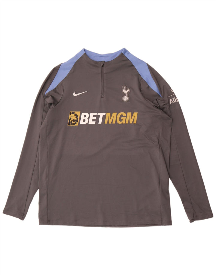 Maglia da tuta grafica pullover Nike Tottenham Hotspur da uomo XL grigia