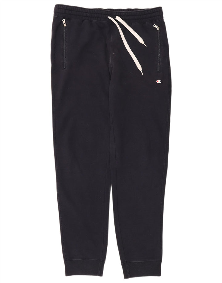 CHAMPION Pantaloni da tuta da uomo Joggers medi in cotone blu navy