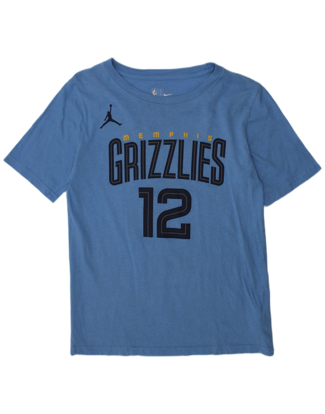 T-shirt grafica NIKE da ragazzo Memphis Grizzlies, 10-11 anni, blu medio