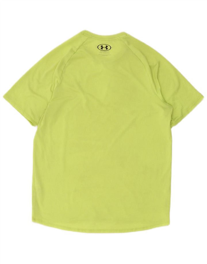 T-shirt da uomo Under Armour Top verde medio in poliestere