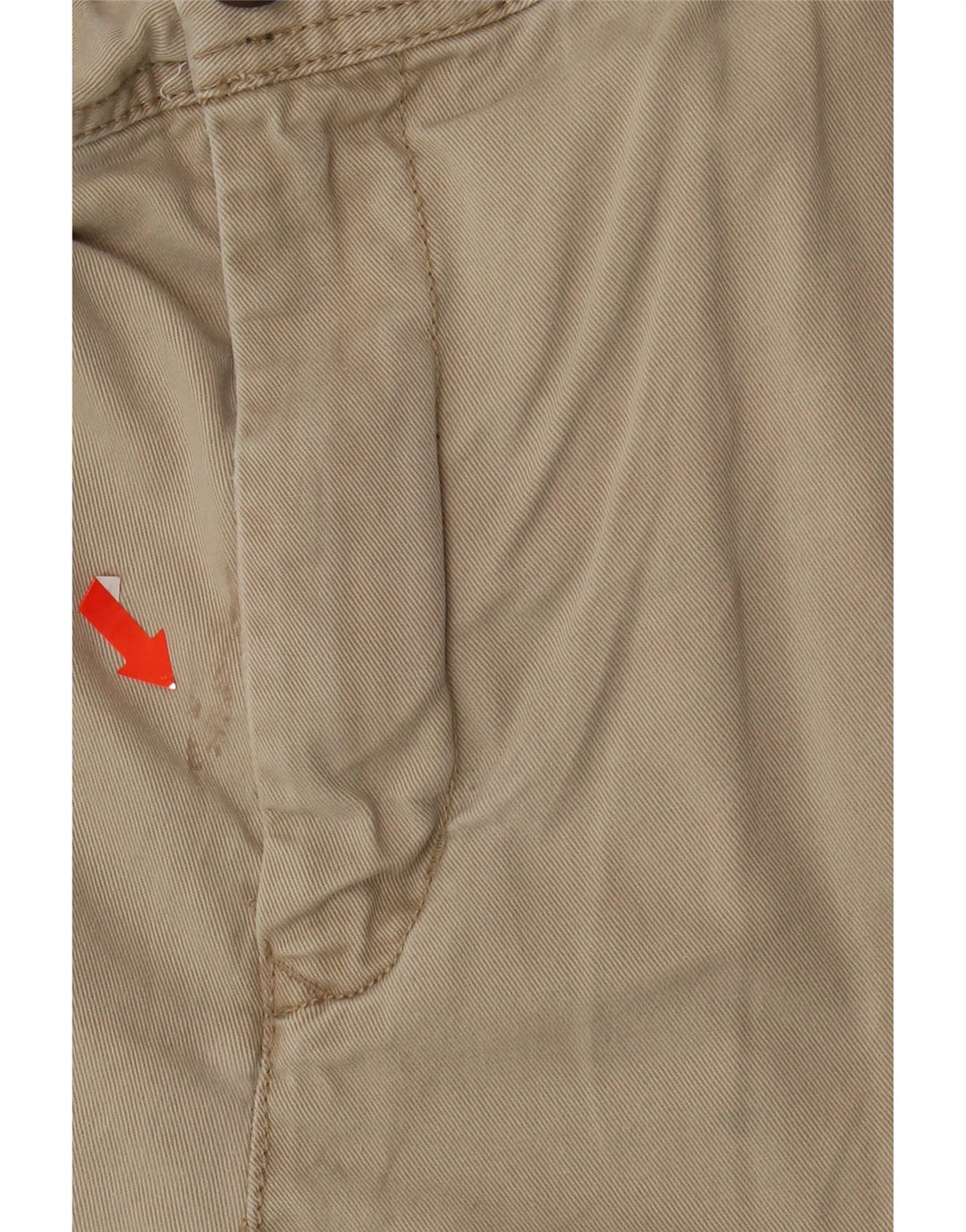 IZOD Mens Chino Shorts W38 XL Beige Cotton Vintage Izod and Second-Hand Izod from Messina Hembry 