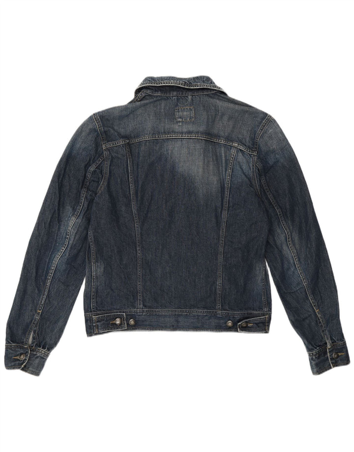 Giacca in denim da donna Gas UK 14 grande cotone blu