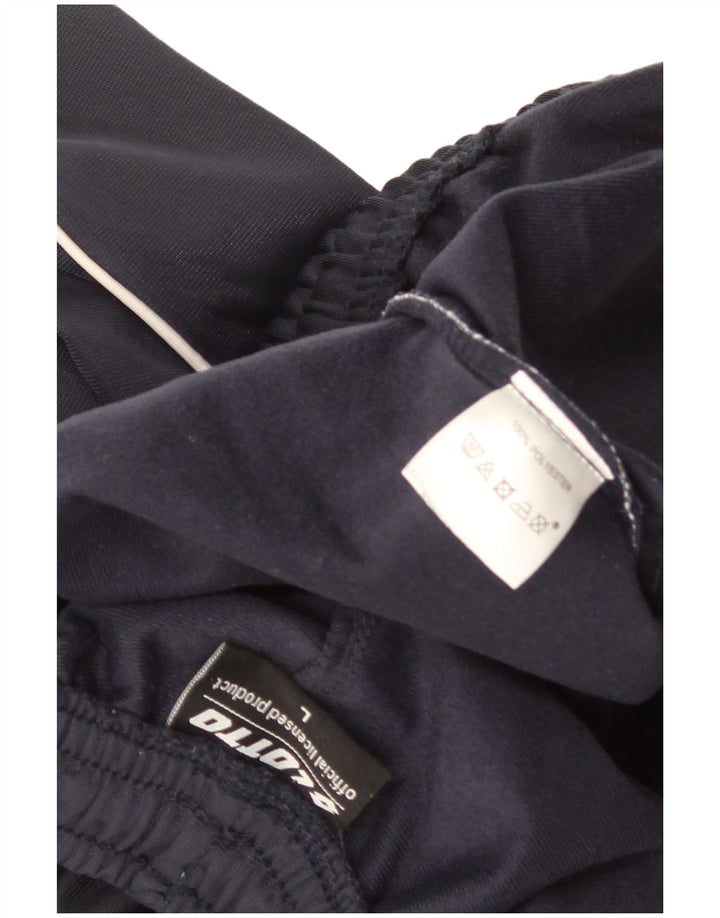 Pantaloni da tuta da uomo Lotto Joggers Large Poliestere blu navy