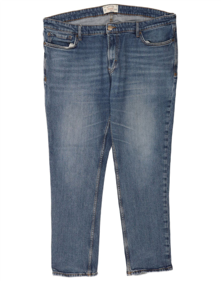 Jeans slim da uomo Fat Face W42 L28 cotone blu