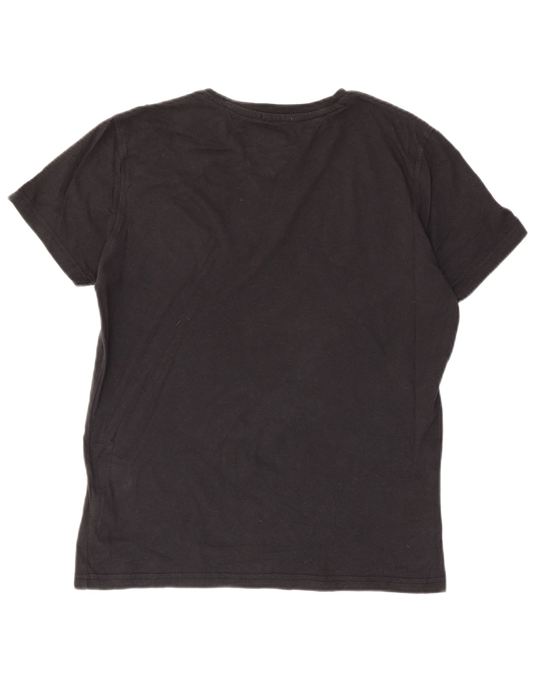 T-shirt da uomo Tommy Hilfiger Top in cotone nero medio