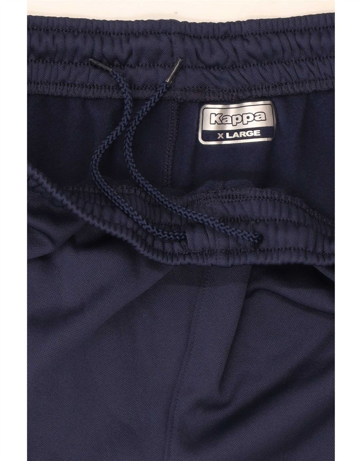 Pantaloncini sportivi da uomo Kappa Graphic Bermuda XL blu navy in poliestere