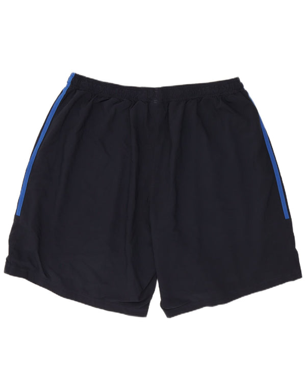 Pantaloncini sportivi da uomo ADIDAS 2XL poliestere blu navy