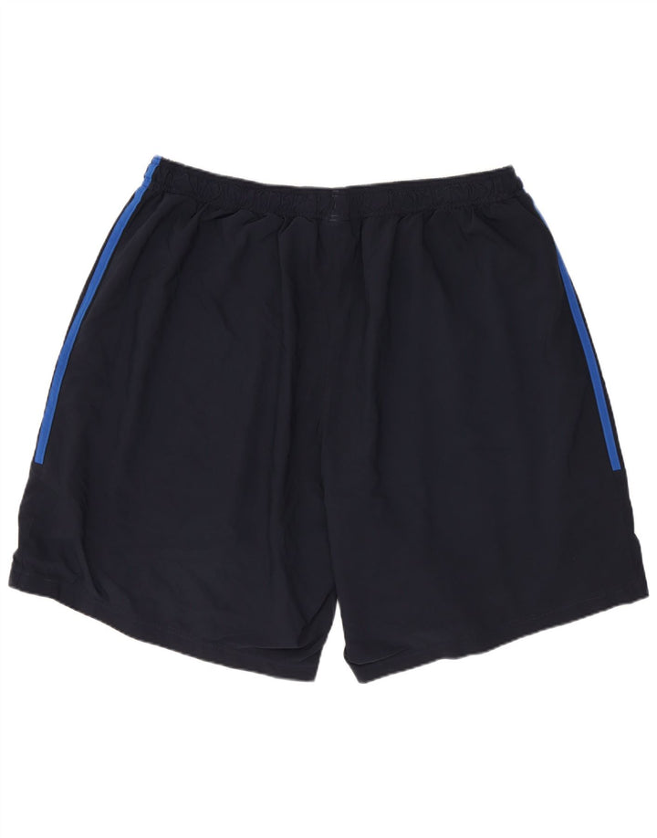 Pantaloncini sportivi da uomo ADIDAS 2XL poliestere blu navy