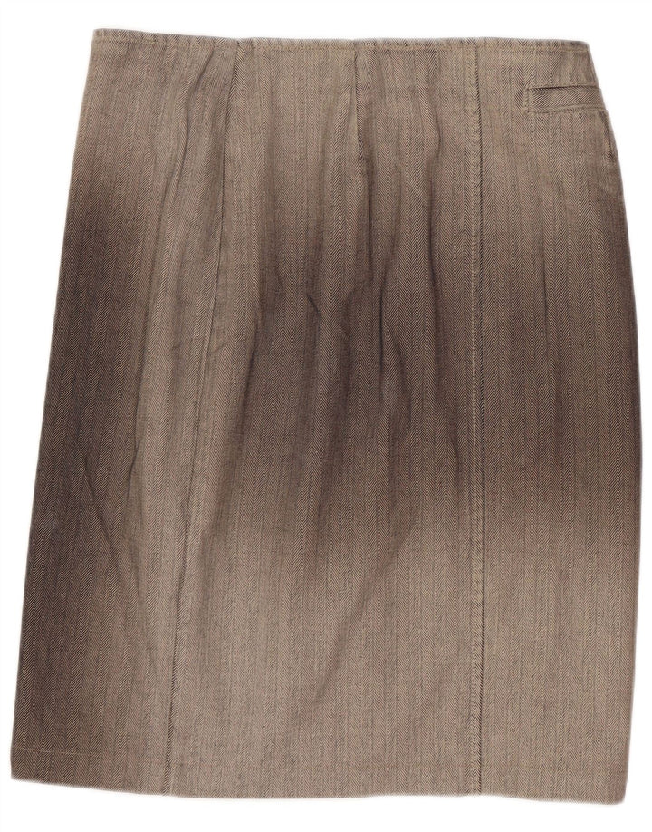 Gonna a tubino con motivo astratto da donna Sportmax UK 10 piccola W28 grigia