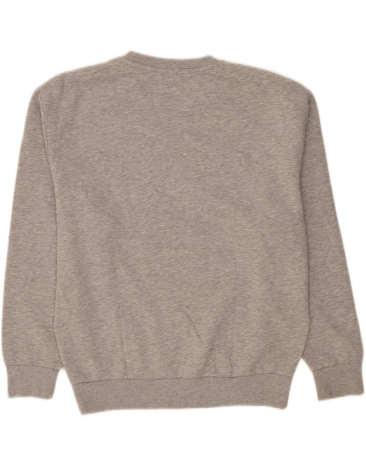 Topshop Felpa oversize da donna Maglione UK 10 Small Grigio Poliestere