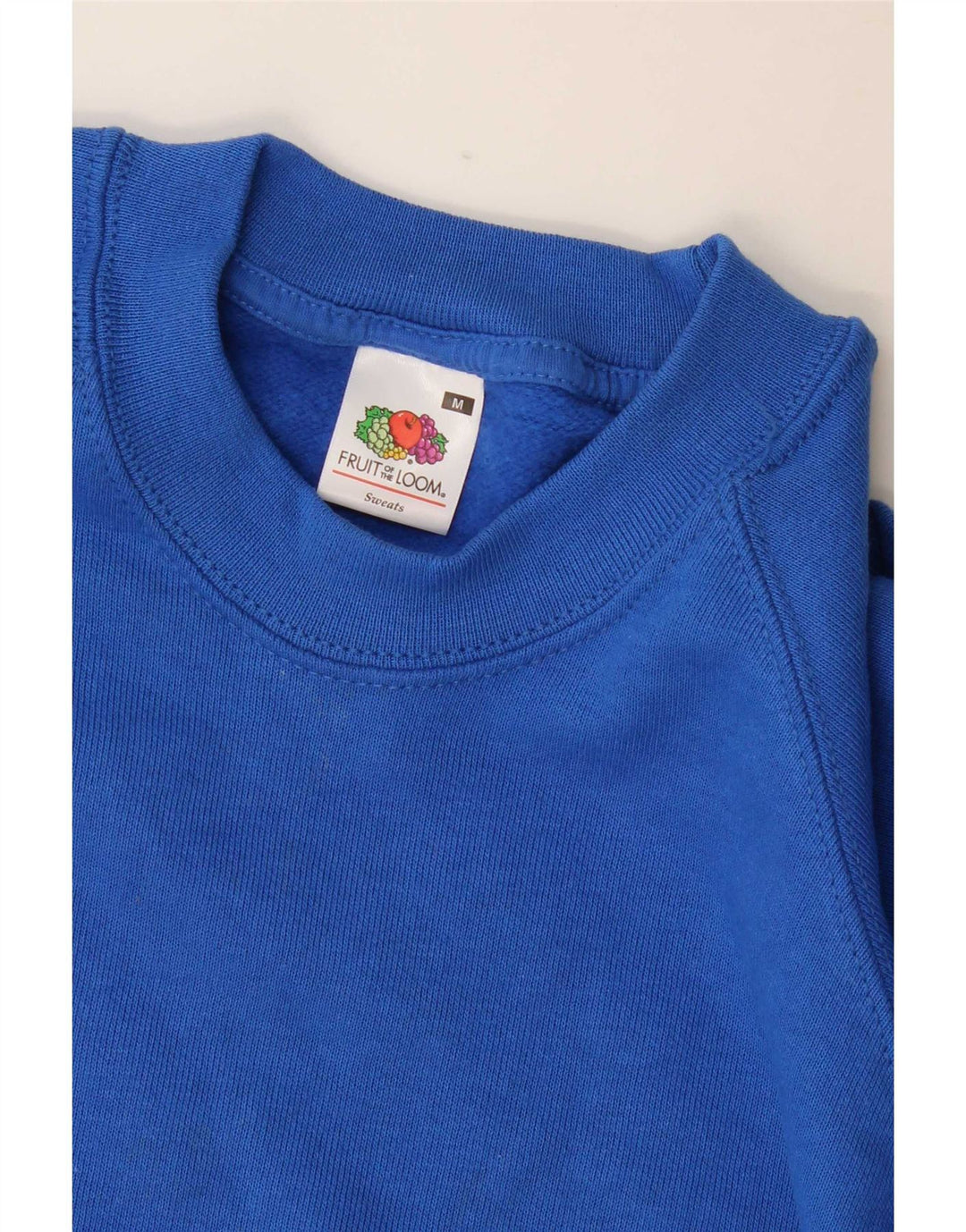Felpa da uomo dalla vestibilità regolare di Fruit Of The Loom in cotone blu medio