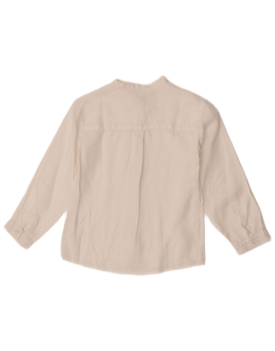Camicia Monsoon da bambino 7-8 anni in lino bianco