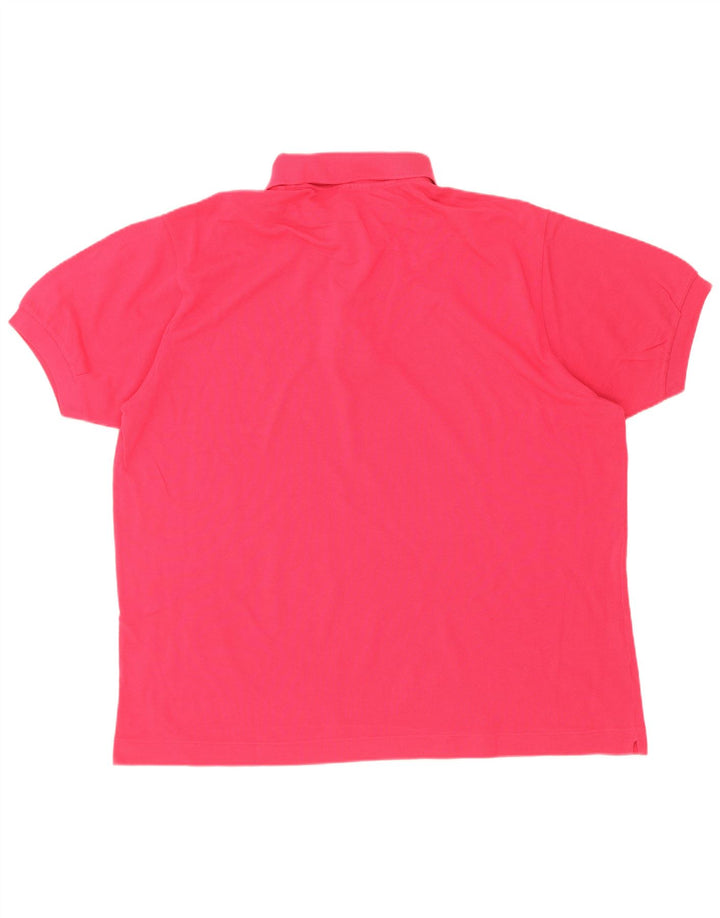 Polo da uomo Lacoste taglia 7 2XL cotone rosa