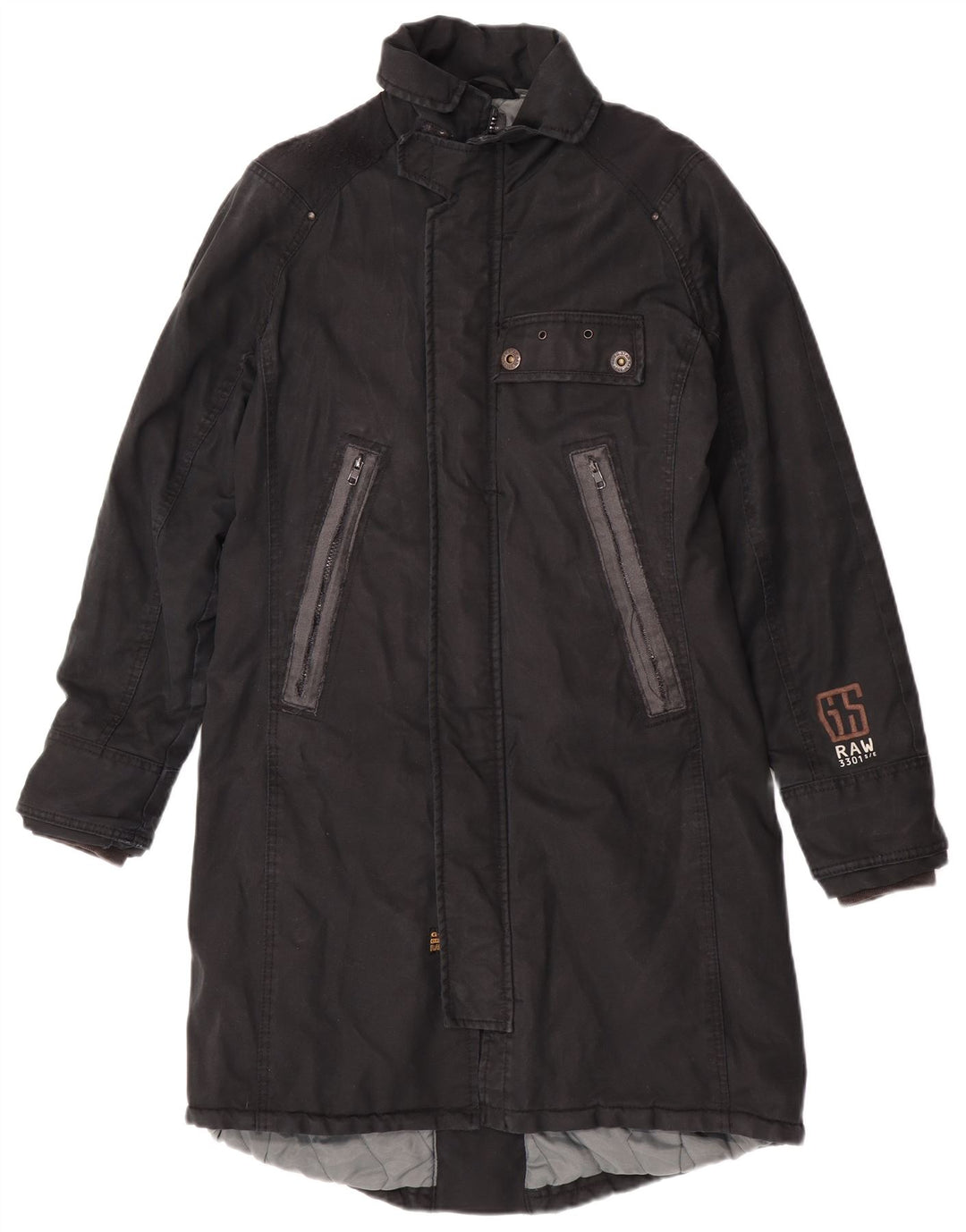 Cappotto giacca a vento da donna G-Star UK 40 grande cotone nero