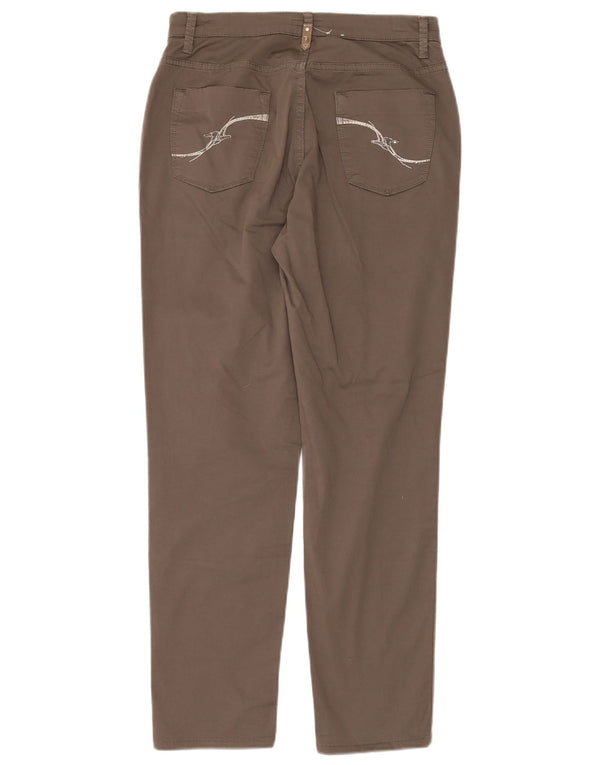 Pantaloni Casual Affusolati Trussardi Uomo W29 L29 Cotone Grigio