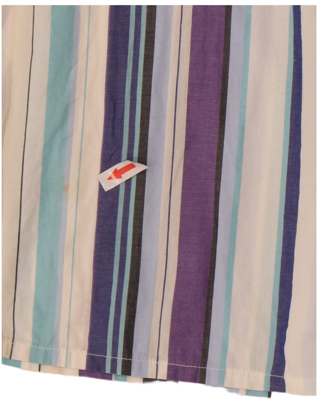 Camicia a maniche corte da uomo Paul Smith in cotone a righe multicolori medie