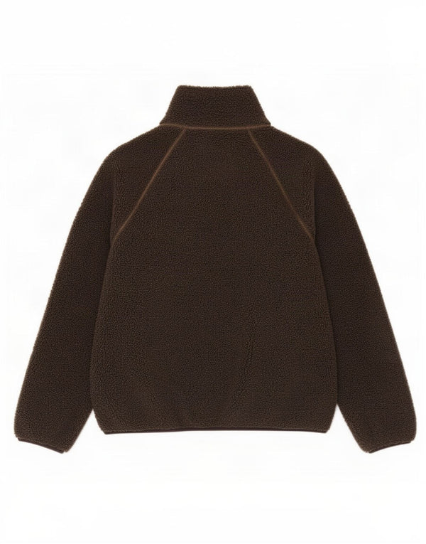 Giacca in pile oversize da uomo Abercrombie & Fitch UK 38 Medio Cachi