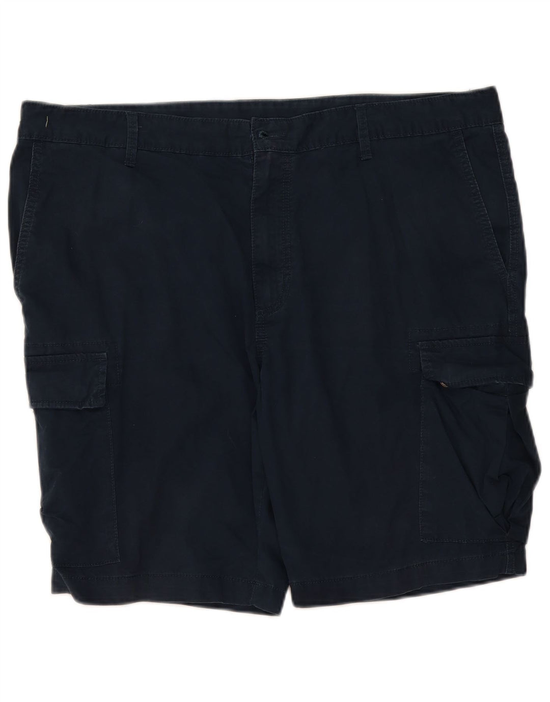 MARKS & SPENCER Pantaloncini cargo da uomo W40 XL Blu navy in cotone