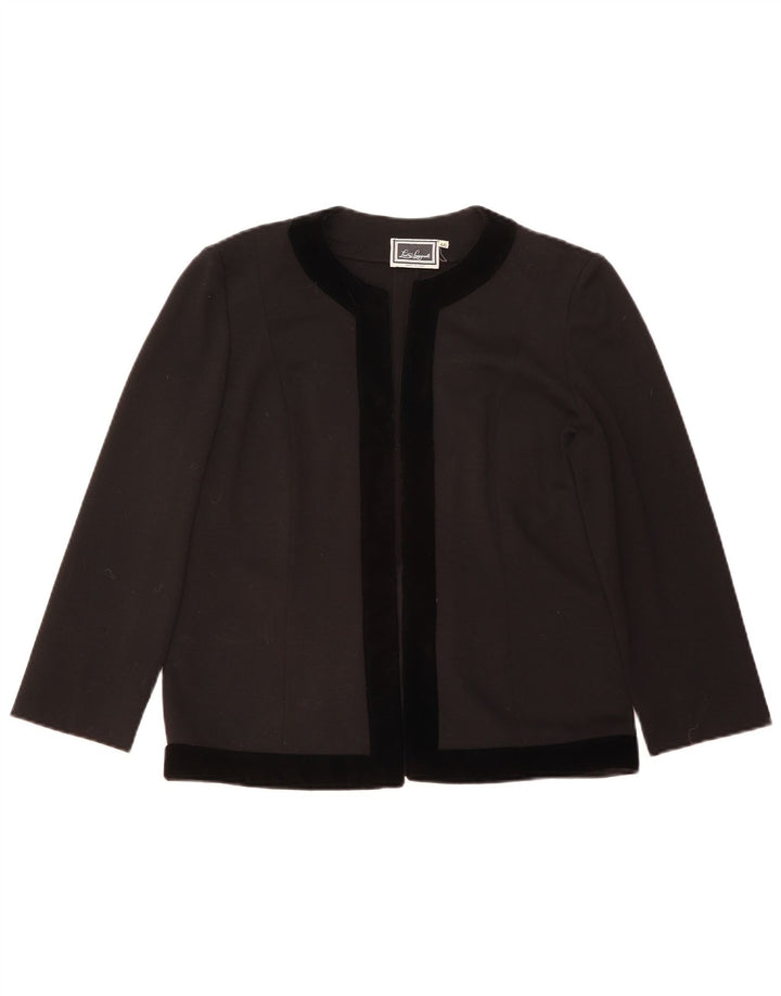 Luisa Spagnoli Cardigan Donna Manica 3/4 Top IT 46 Large Nero