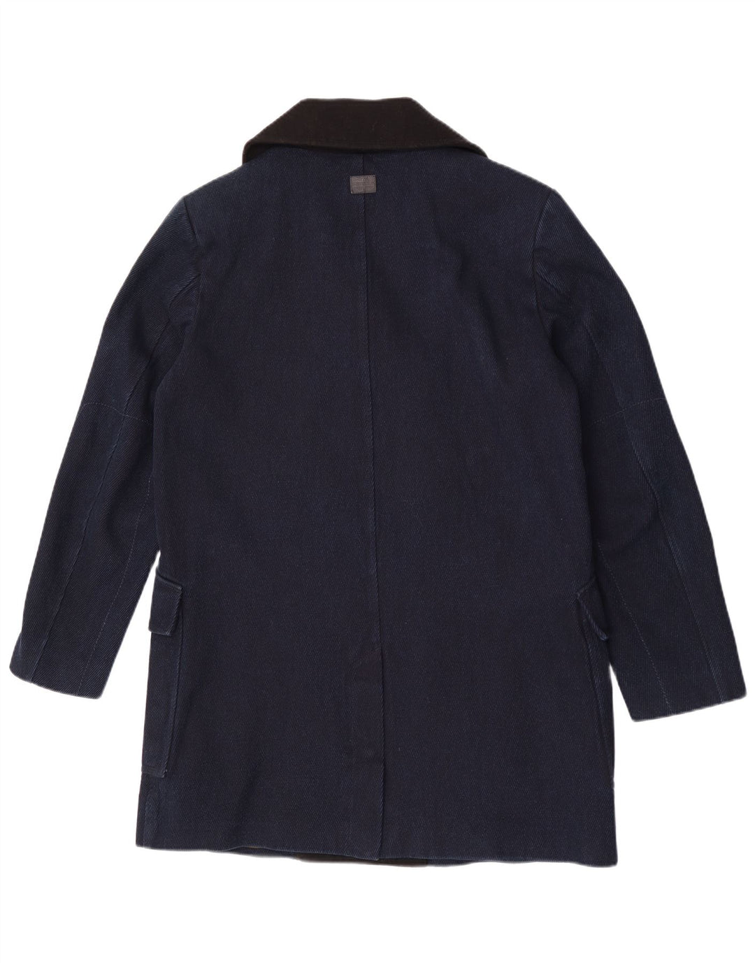 Cappotto da marinaio da uomo G-Star taglia 40 grande in cotone blu navy