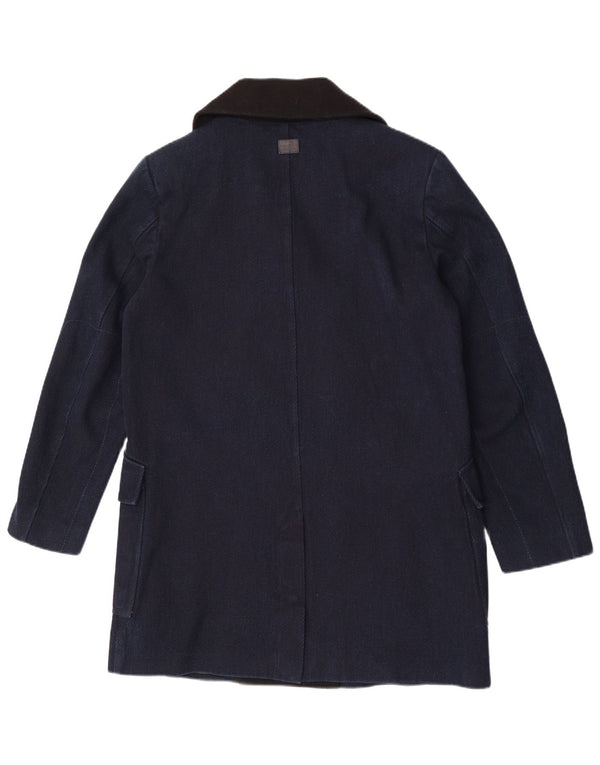 Cappotto da marinaio da uomo G-Star taglia 40 grande in cotone blu navy