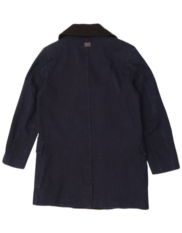 Cappotto da marinaio da uomo G-Star taglia 40 grande in cotone blu navy