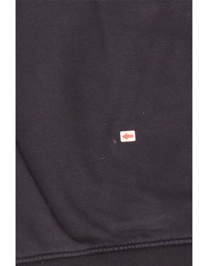 Felpa con cappuccio grafica da uomo Champion, cotone medio blu navy
